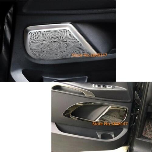 Car body detector stick Inside Audio Speak Sound Ring circle lamp trim for Mercedes Benz Vito W447 2017 2018 2019