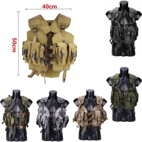 Tactical Equipment Men Molle Airsoft Vest CQB Modular Protective Camouflage Hunting Combat Vest