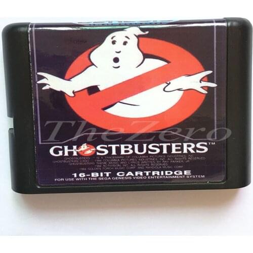 Ghostbusters EU/JAP Shell for 16 bit Game Card for Genesis System for Sega Mega Drive