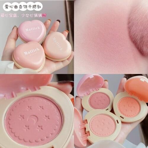 Makeup Face Blush Natural Matte Texture Maquillage Cheek Blusher Mineral Powder Contour Blush Palette Highlighter Cosmetic