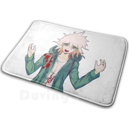 Nagito 2 Soft Non-Slip Mat Rug Carpet Cushion Nagito Monobear Monokuma Danganronpa Anime Komaeda Nagito Nagito Komaeda