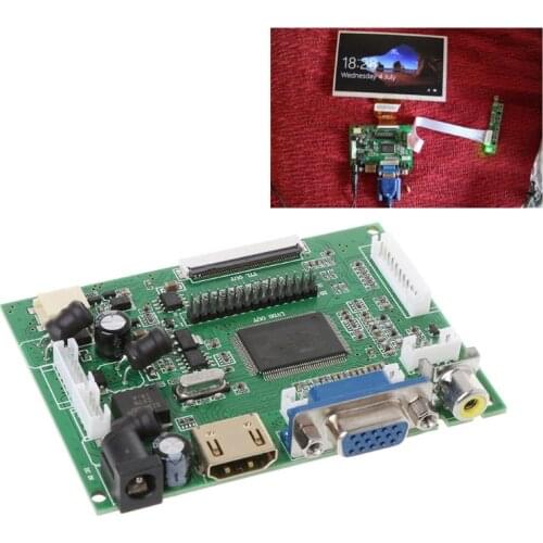 AT070TN90/92/94 7inch VGA 50pin LCD Driver Board LCD TTL LVDS Controller Board