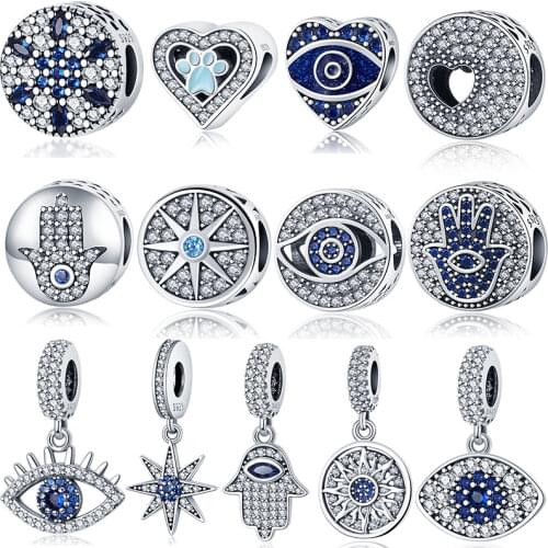 Hot Sale 100% Real 925 Sterling Silver Sea Starfish Dolphin Charm Bead Fit Original Pandora Bracelets Dangle DIY Jewelry Making