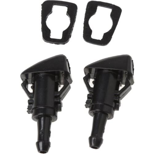 Hot New 1 Pair Auto Car Windshield Washer Wiper Water Spray Nozzle For Hyundai Verna ix35 ix25