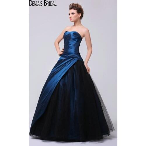 Real Image Puffy Ball Gown Evening Dresses Sweetheart Neck Ruched Floor Length Evening Gowns Custom Made