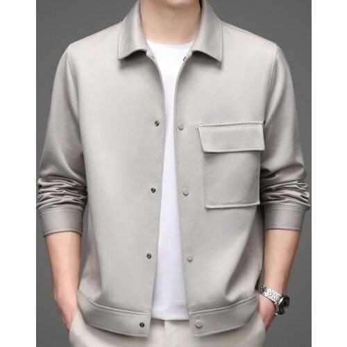Mens Luxury Jacket Spring Brand Blazer Jacket Superior Quality Office Male Outwear Long Sleeved Jacket Coat