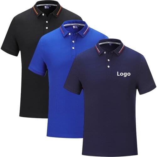 New Men Polo Shirt Business Office Lady Women Casual Solid Polos Tops Custom Male Female Short Sleeve Jerseys Breathable Clothes