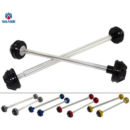 Waase Motorcycle Front & Rear Wheel Fork Axle Sliders Cap Crash Protector For Yamaha YZF R6 2003 2004 2005