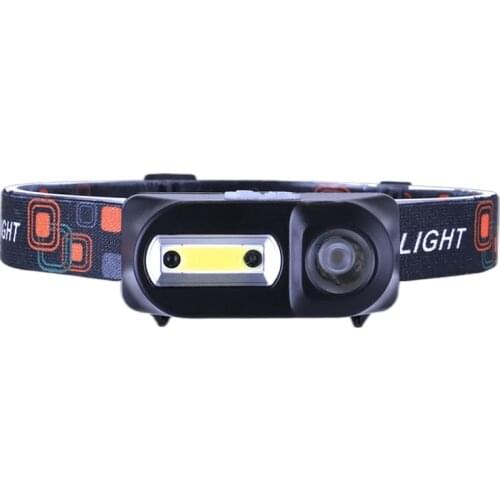 Bright headlight glare charging led sensor head mounted night fishing head lamp life multifunction household water