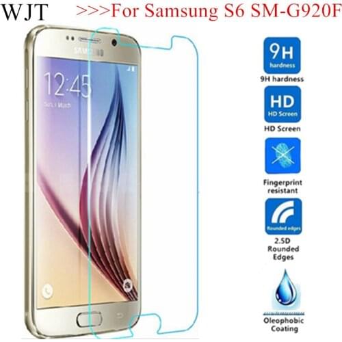 S6 Sklo Tempered Glass for Samsung Galaxy S6 G920 G920F G920FN Premium glass on S 6 SM-G920F DUOS Screen Protector Funda GLAS