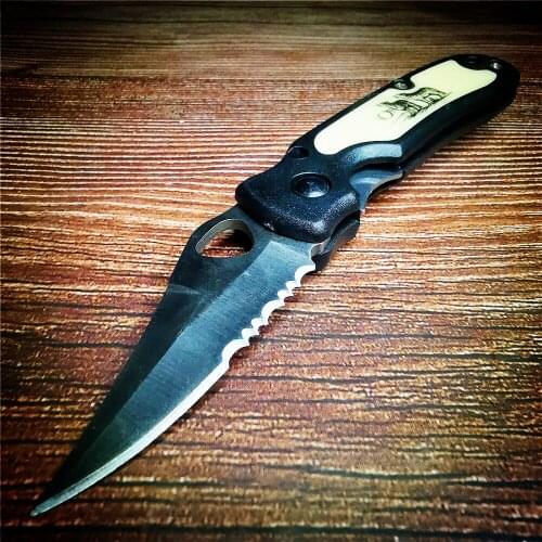 135mm 9CR18MOV Blade Quick Open Knives Folding Knife Tactical Survival Camping Knives Outdoor Packet Folding EDC Tool