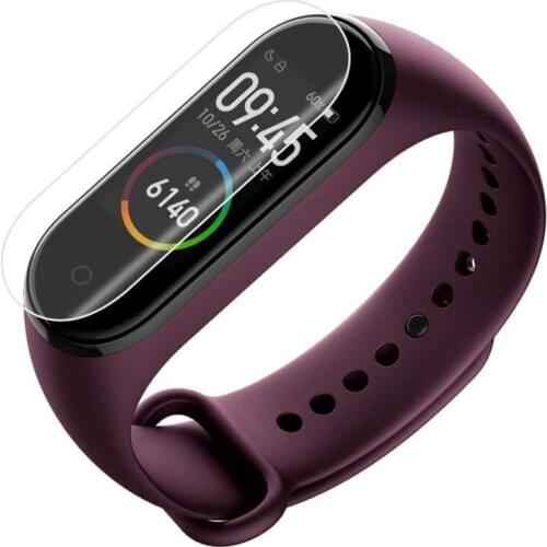 2pcs TPU Soft Full Coverage Protective Film For Xiaomi Mi Band 4 Band4 Miband 4 Smart Wristband Screen Protector Cover Guard