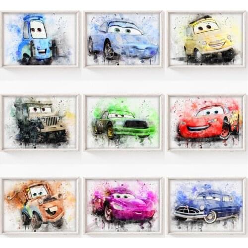 Diamond Painting Disney Cars Full Square Round Handicraft 5D Diamond Embroidery Landscape Cross Stitch Handmade Gift