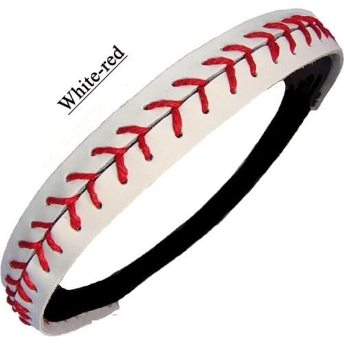 Baseball Headbands Stitching Seam Stretch Elastic Headband