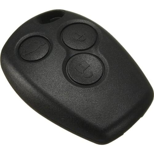 Cover remote key shell for Renault Clio MK3 Kangoo Modus Spare Black