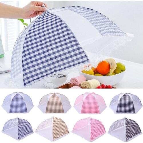 1PC Newest Umbrella Style Food Cover Anti Fly Mosquito Meal Cover Lace Table Home Using Food Cover Kitchen Gadgets Cooking Tools