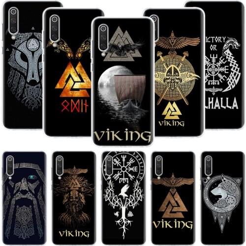 Viking Vegvisir Odin Nordic Phone Case For Xiaomi Redmi Note 10 9 8 Pro 9S 8 8T 7 6 5 6A 7A 8A 9A 9C 4X S2 K20 K30 Art Cover Coq