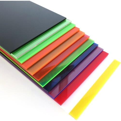100*200*2.2mm colored acrylic sheet / plexiglass plate /DIY toy accessories technology model parts