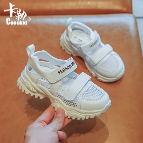 Childrens Sports Net Shoes 2021 Summer New Korean Fashion Boys and Girls Sandals Childrens Casual Running Sneakers Breathable