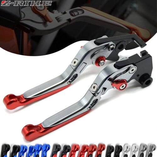 For SUZUKI GSR600 GSR 600 2006 2007 2008 2009 2010 2011 Motorycle Folding Extendable Brake Clutch Levers GSR 600 logo