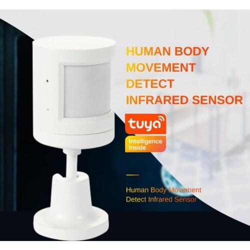Tuya ZigBee PIR Sensor With Foot Stand Motion Detect Human Body Movement Detect Infrared Sensor Remote Control Smart Home
