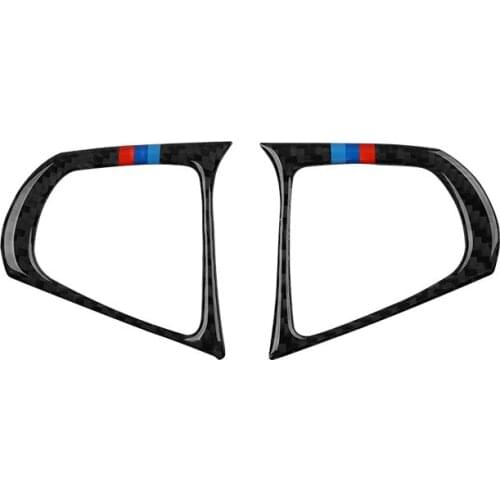 For BMW X3X4G01G02G08 carbon fiber Steering wheel button stickers Interior Accessories Automotive Stickers