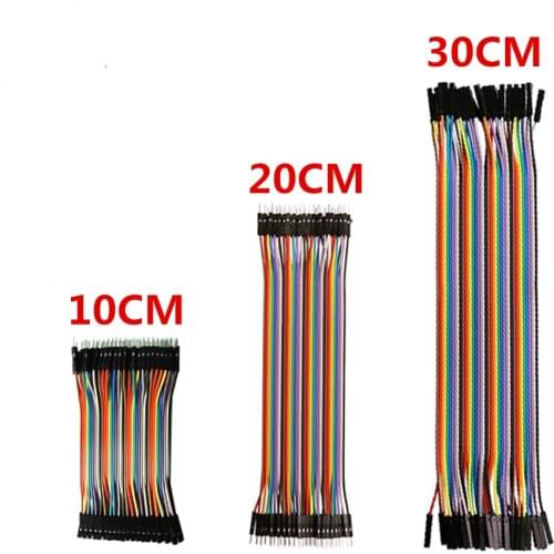 Dupont Line 10cm/20CM/30CM Male to Male+Female to Male + Female to Female Jumper Wire Dupont Cable for arduino DIY KIT