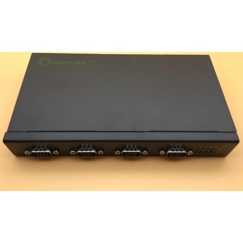 USB 2.0 to 232 Serial Adapter 4 Port DB9 pin RS232 Hub Converter Serial Port Multiplier FTDI Chip Support Win10 OS
