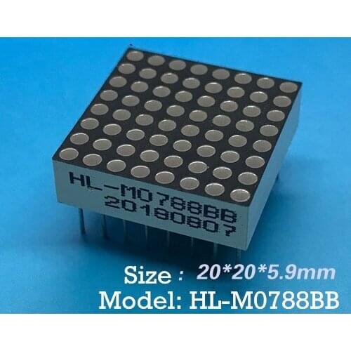 LED Dot Matrix 1.9 dot matrix blue dot matrix