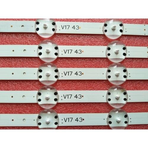100% New 2pcs/Kit LED strips for LG 43 TV 43UJ670V 43UJ6525 43UJ6565 43UF6500 LC430DQE FLM1 AGF78666701 6916L 2867A 6916L 2867B