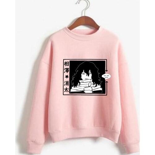 My Hero Academia Shoto Aizawa Hoodie Anime Long Sleeve Casaul Sweatshirt Loose Pullovers Tops