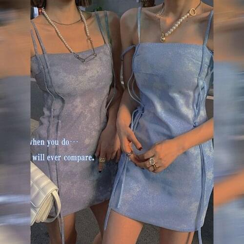 Wrap Vintage Summer Light Dress Backless Tunics Casual Mini Short Bag Hip Sexy Womens Dresses Bandage Slip Sleeveless Bodycon