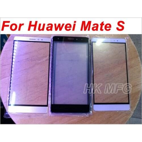 XCHMFG For Huawei mate S Front glass Touch screen Glass Lens For HUAWEI mate S digitizer cover replacement 3 Colors