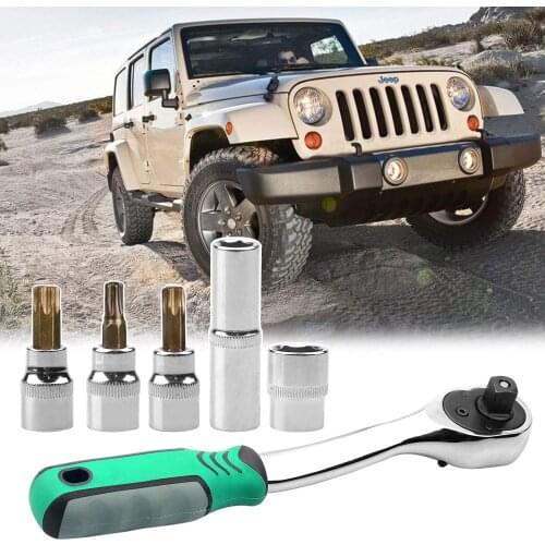 Hard Top & Door Install Removal Torx Tool Kit Replace Compatible for 2007-2019 Jeep Wrangler JL JK 2-4 Doors