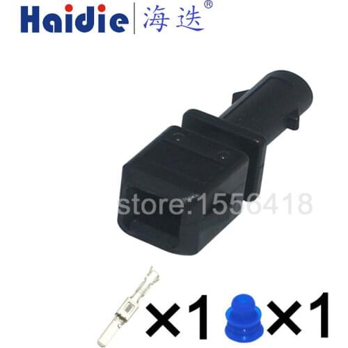 5sets 1p Auto male and female waterproof connector electric wiring plug 357972751 357972761