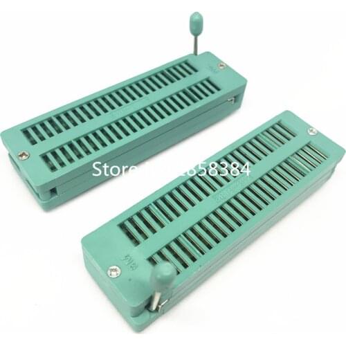 Free shipping 2Pcs/Lot 3M Gold DIP 48 Pin 48Pin Universal ZIF IC Socket 12268