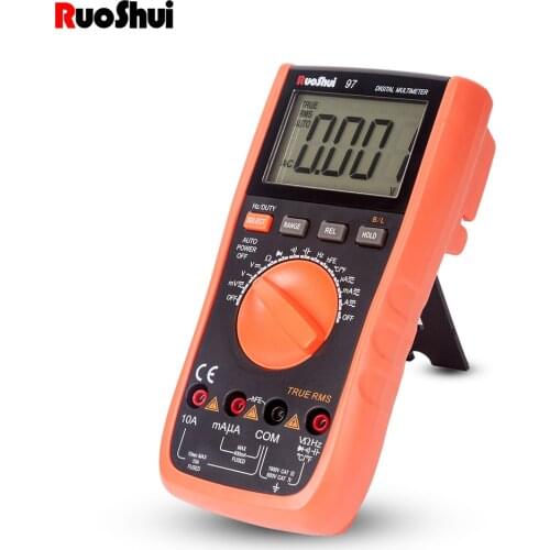 RuoShui VC97 AC DC Digital Multimeter True RMS 3999 Digits Resistance Capacitance Frequency Temperature Multimetro Electrical