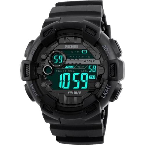 Digital Sport Watch Men Alarm High School Student Youth Table Outdoor Waterproof Double Time Multi-function Chronograph Watch