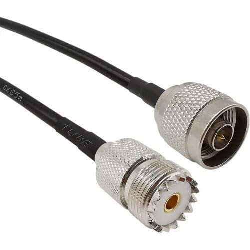 Length 1/3/5/8/10/12/15M LMR-195 N Type Male to UHF Female SO-239 PL259 Two-Way Radio Antenna RF Pigtail Cable