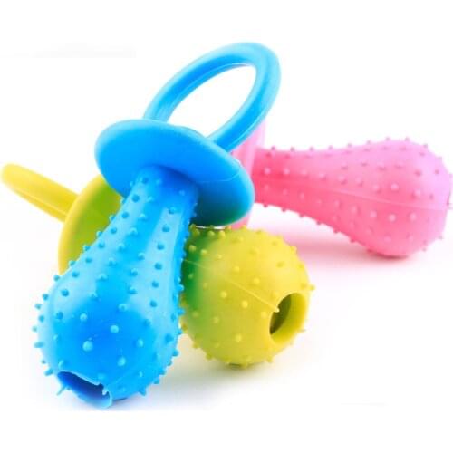 Puppy Teething Toys for Small Dogs Rubber Resistance To Bite Soft Rubber Teeth Clean Small Medium Large Dog Puppies Chew Toy