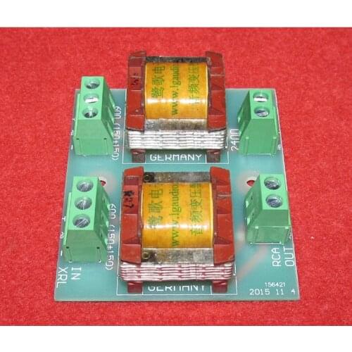 German Permalloy iron core winding 10K: 10K signal transformer, Balanced single-ended conversion audio transformer PT-18