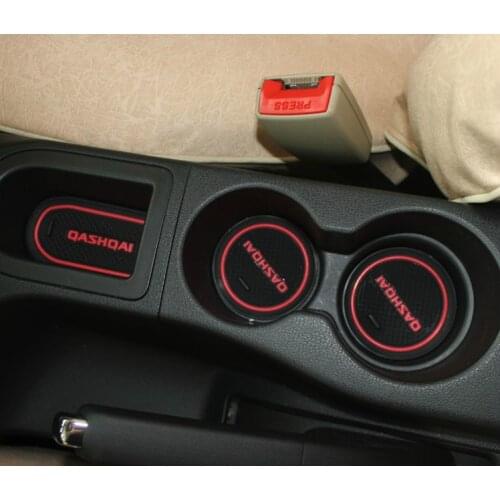 Non-slip mat auto Interior door gate slot pad cup mat for nissan qashqai J10 2007-2013,10pcs/lot,car accessories