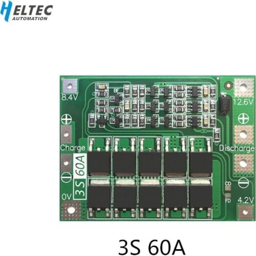 New!!!3S 60A BMS board/ Li-ion 12.6V 18650 BMS PCM battery protection board for li-ion battery