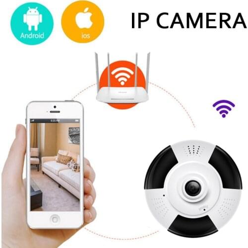 Panoramic IP Camera 1080P Wireless WiFi Surveillance 360 Degree Fisheye Camera Mini CCTV Home Security wi-fi VR Camara IPCAM