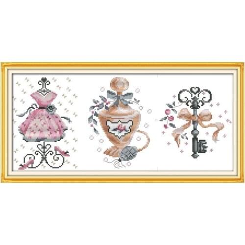 Joy Sunday Cinderellas Dress Cross Stitch Kits Embroidery Needlework Sets 11 14CT Cartoon Pattern DMC Counted Cross Stitch Kits