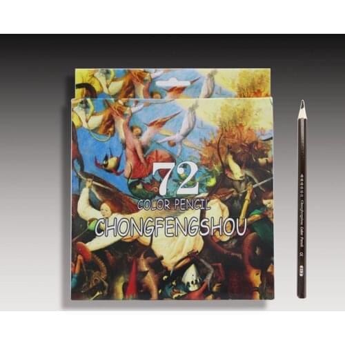 Profession 72 Colors Oil Color Pencils Set Wooden Crayons Artist Painting Sketching Prismacolor Pencil Set School Art Supplies