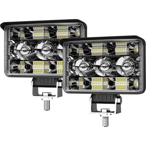 Fog Lamp Headlight 5inch 156W Lens Spotlight Work Light Off Road LED Bar Spot Light for Driving Truck Tractor Boat Motorcycle