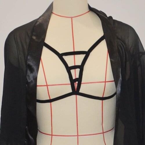 Sexy Harness Belt Punk Wear Women Suit Sexy Lingerie Female Rave Wear Binding Women Top Body Elastic Harness Pole Dance