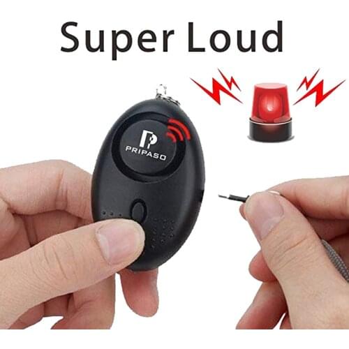 Self Defense Alarm 130Db Security Protect Alert Personal Safety Scream Loud Keychain Emergency Alarm Wolf Alarm for Women Kids