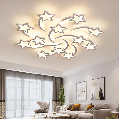 Nordic LED Chandelier Lighting Moder Lustres Chandeliers Ceiling with Remote Control Living Room Bedroom Decoration